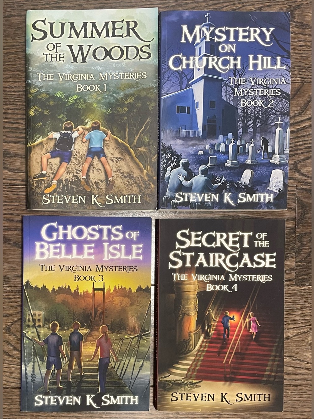 Summer Books for 7-12 Years: Virginia Mysteries Books #1-4